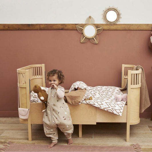 Saco de dormir con pies 80 cm Me-Forest Animals Sand – Meyco Baby