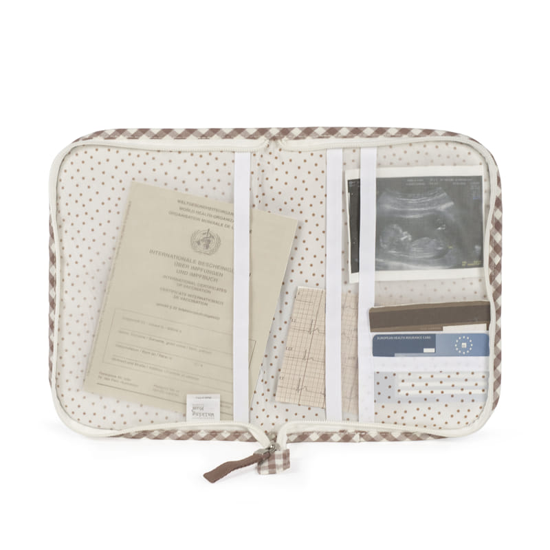 Portadocumentos Praliné Vichy Moka – Walking Mum