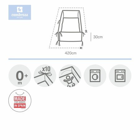 Protector Cuna 360 Liso - Cambrass