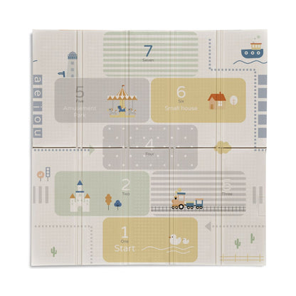 Alfombra de juegos reversible Trendy 120x120 Animal Colores - Innovaciones Ms