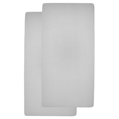 Sábana bajera punto cuna Me-Uni Light Grey pack 2 uds. - Meyco Baby