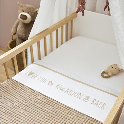 Sábana bajera punto cuna Me-Uni Off White pack 2 uds. - Meyco Baby