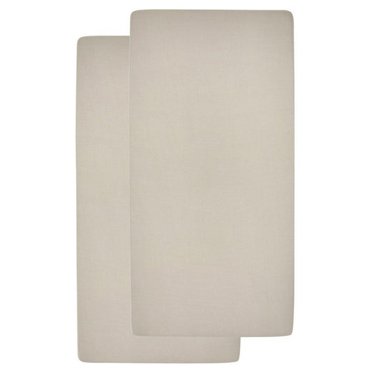 Sábana bajera punto cuna Me-Uni Sand pack 2 uds. - Meyco Baby