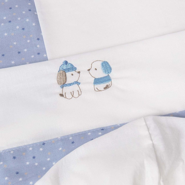 Sábanas minicuna bebé bordadas Cielo - Mayoral