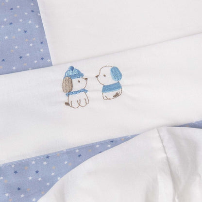 Sábanas minicuna bebé bordadas Cielo - Mayoral