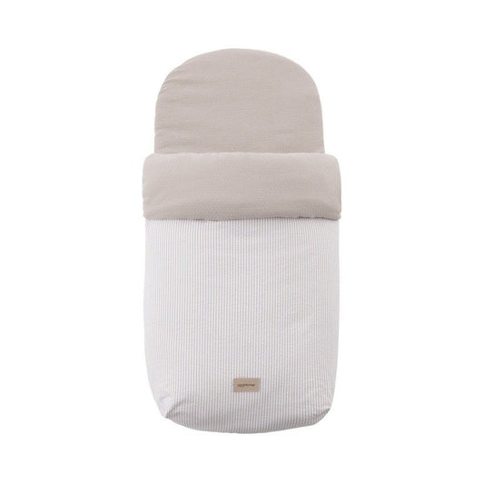 Saco capazo + colchoneta Candela Crudo - Cambrass