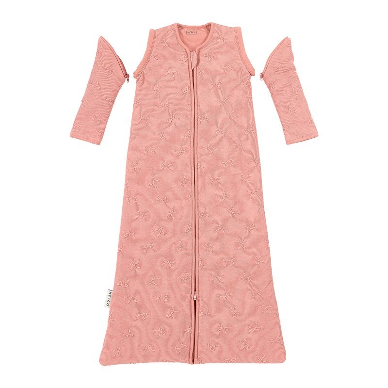 Saco de dormir con mangas 70 cm Me-Bow Rose – Meyco Baby
