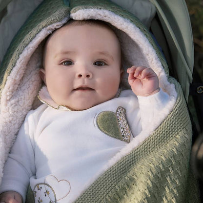 Saco capazo tricot Salvia - Mayoral