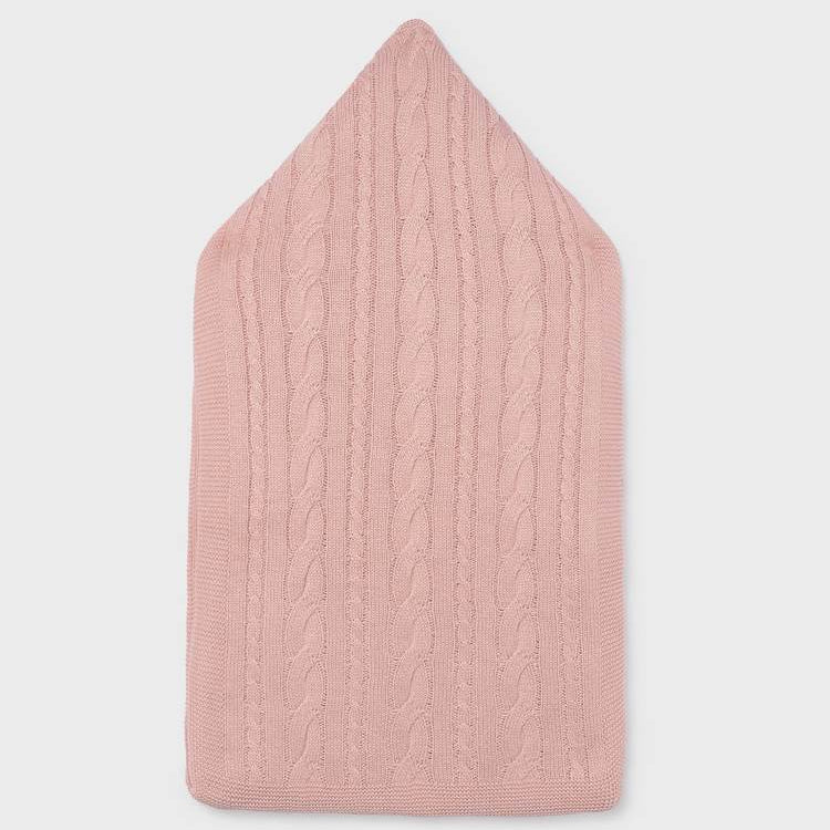 Saco capazo tricot Rosa Baby - Mayoral