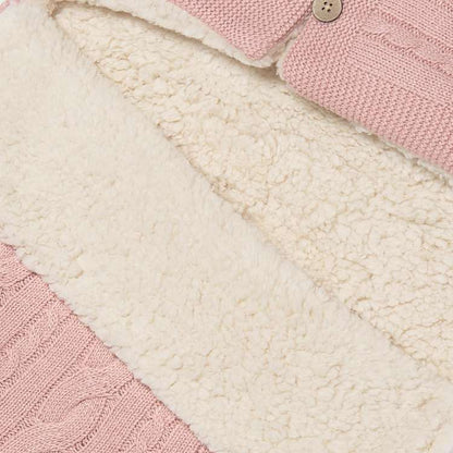 Saco capazo tricot Rosa Baby - Mayoral