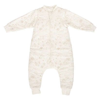 Saco pijama con pies y mangas 85 cm Noé Blanco - Bimbidreams