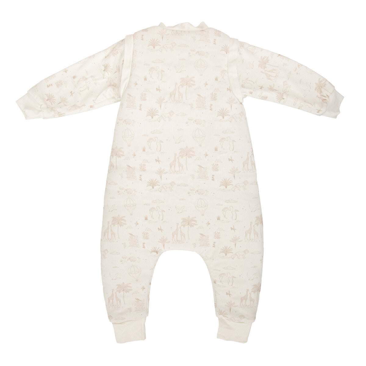 Saco pijama con pies y mangas 85 cm Noé Blanco - Bimbidreams