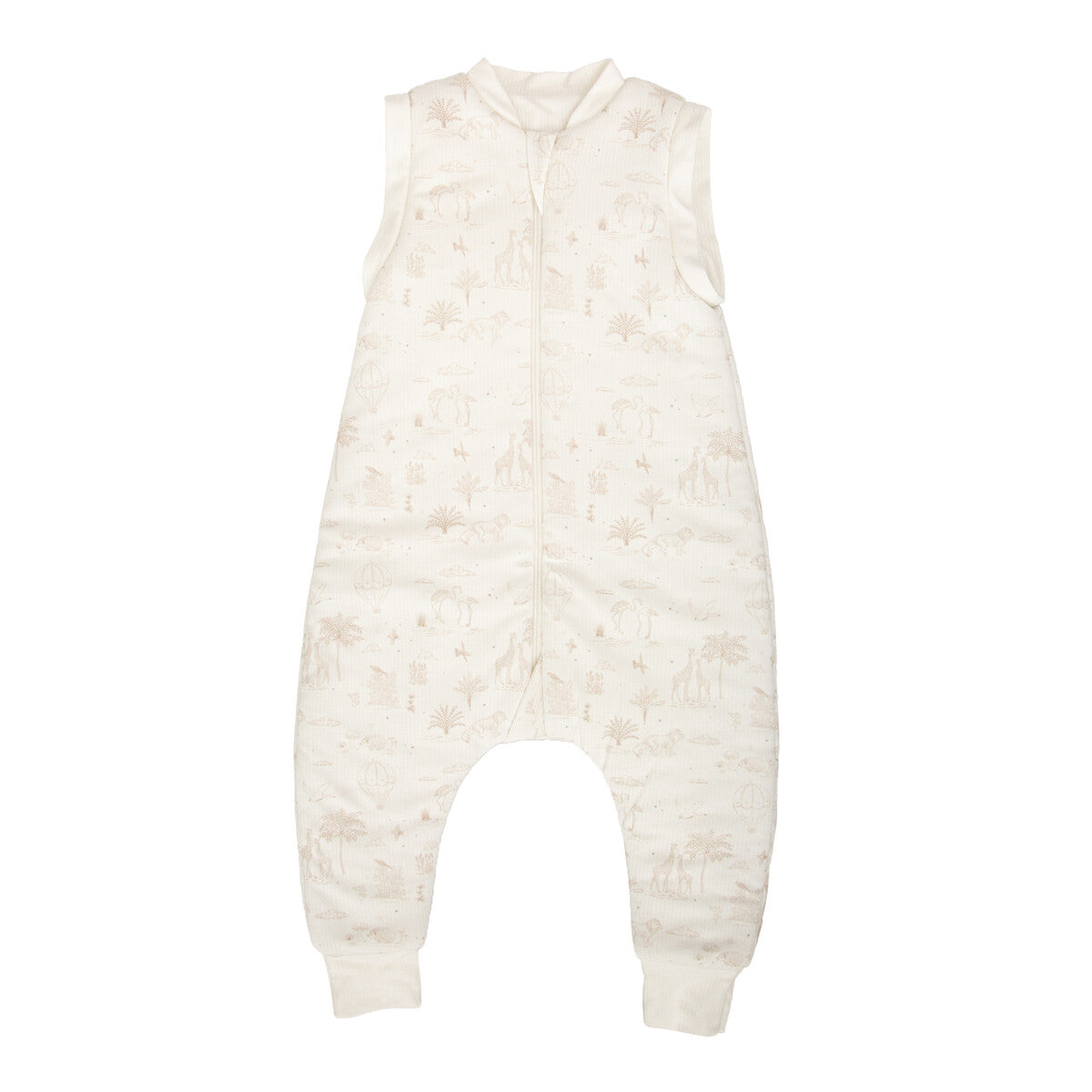 Saco pijama con pies y mangas 85 cm Noé Blanco - Bimbidreams