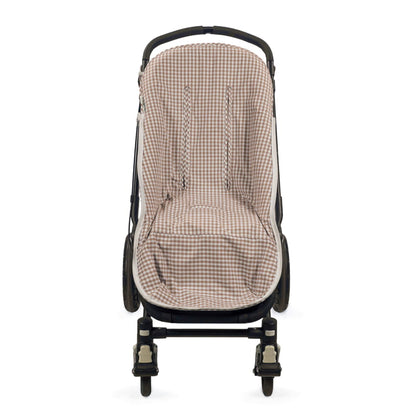 Saco silla entretiempo Praliné Vichy/Rayas Moka TOG 2,5 – Walking Mum