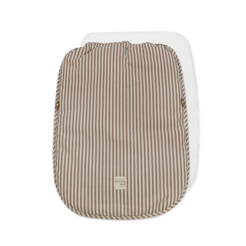 Saco silla entretiempo Praliné Vichy/Rayas Moka TOG 2,5 – Walking Mum