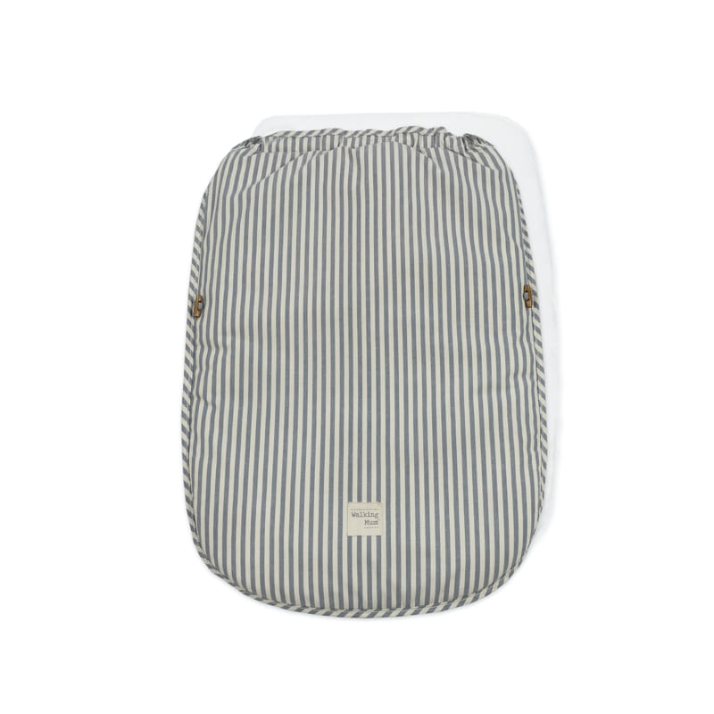 Saco silla entretiempo Praliné Vichy/Rayas Matcha TOG 2,5 – Walking Mum
