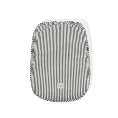 Saco silla entretiempo Praliné Vichy/Rayas Matcha TOG 2,5 – Walking Mum