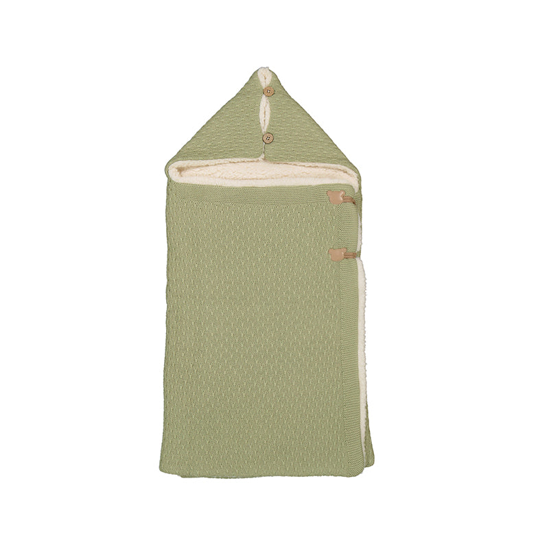 Saco capazo tricot Salvia - Mayoral