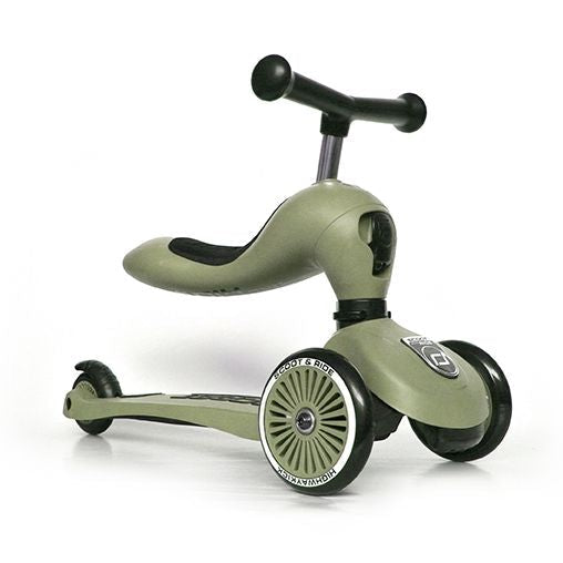 Patinete 2 en 1 Highwaykick 1 Olive - Scoot and Ride