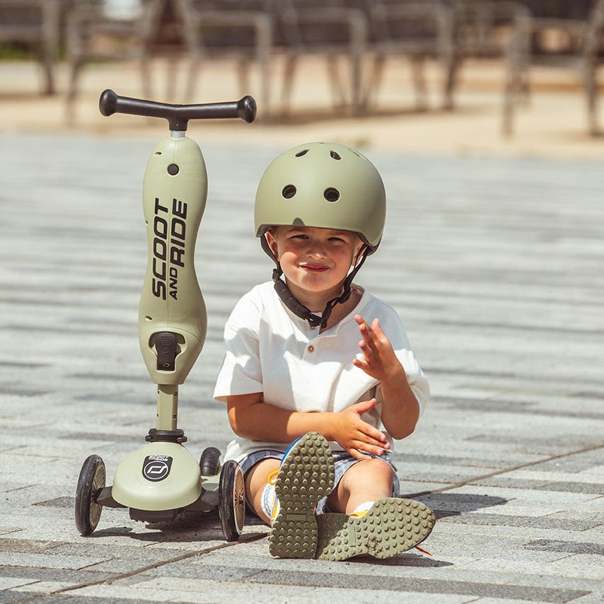 Patinete 2 en 1 Highwaykick 1 Olive - Scoot and Ride