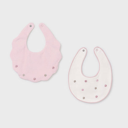 Set 2 Baberos Rosa Baby - Mayoral