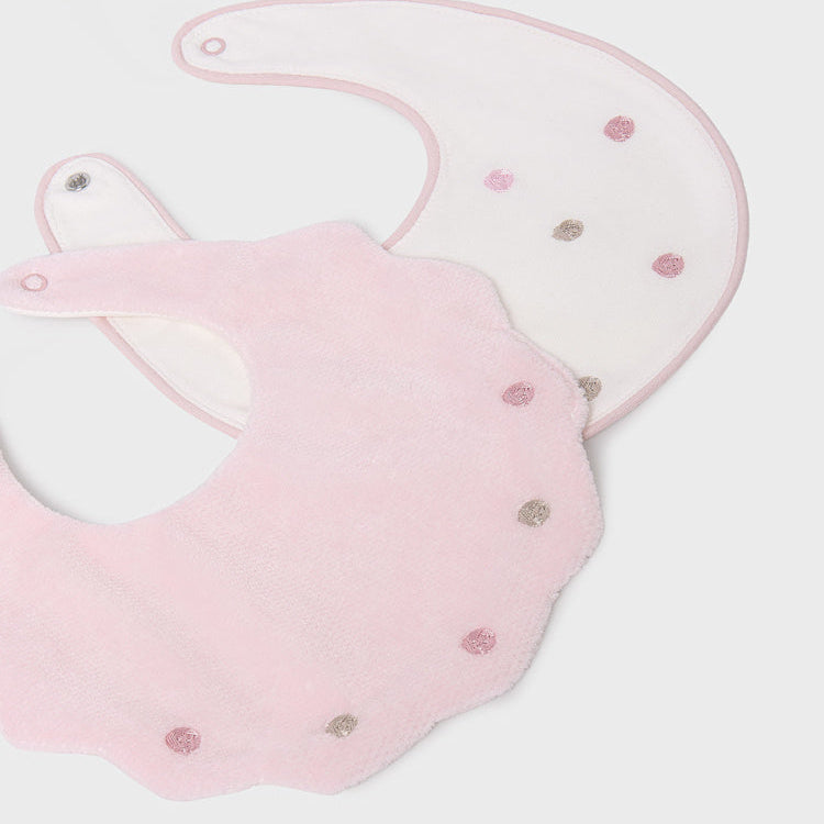 Set 2 Baberos Rosa Baby - Mayoral