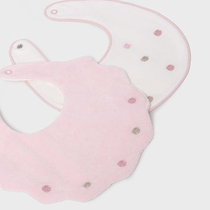 Set 2 Baberos Rosa Baby - Mayoral