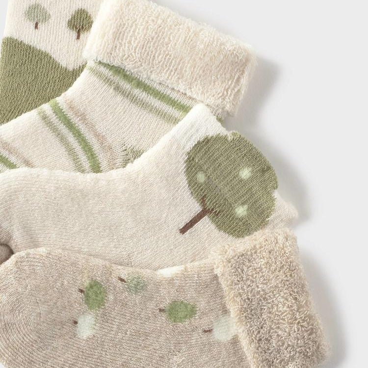 Calcetines Bebé Salvia pack 4 - Mayoral