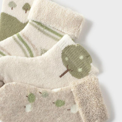Calcetines Bebé Salvia pack 4 - Mayoral