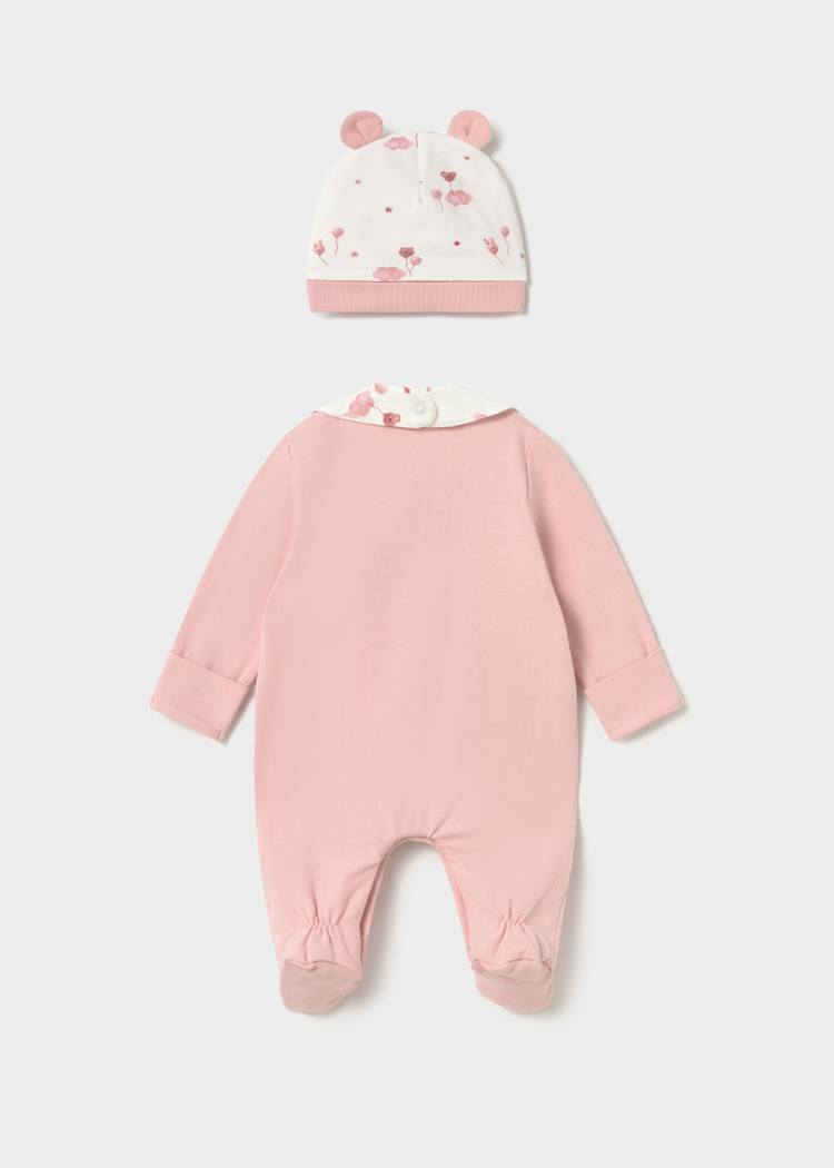 Set 3 piezas Regalo Pelele Rosa Baby - Mayoral