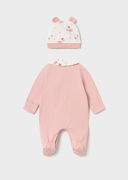 Set 3 piezas Regalo Pelele Rosa Baby - Mayoral