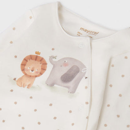 Conjunto 3 piezas Regalo Bebé Cacao - Mayoral