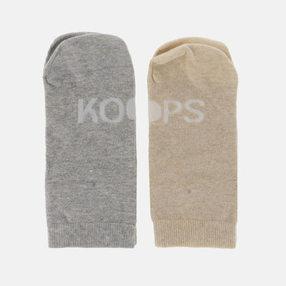 Calcetines Barefoot Beige/Gris pack 2 - Koops