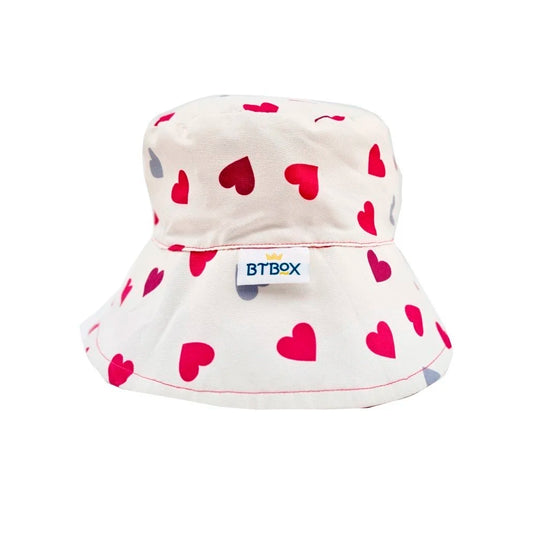 Gorro reversible UPF50+ Corazones - BTBOX