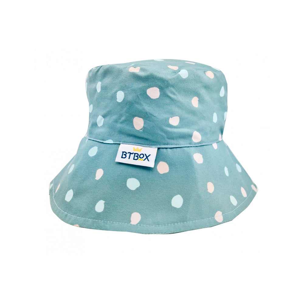 Gorro reversible UPF50+ Lunares Verde - BTBOX