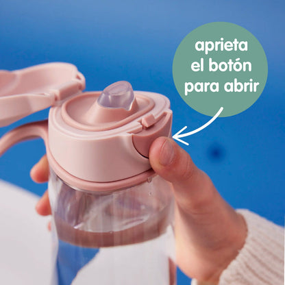 Botella Tritán con boquilla y asa 450ml Emerald Forest - b.box