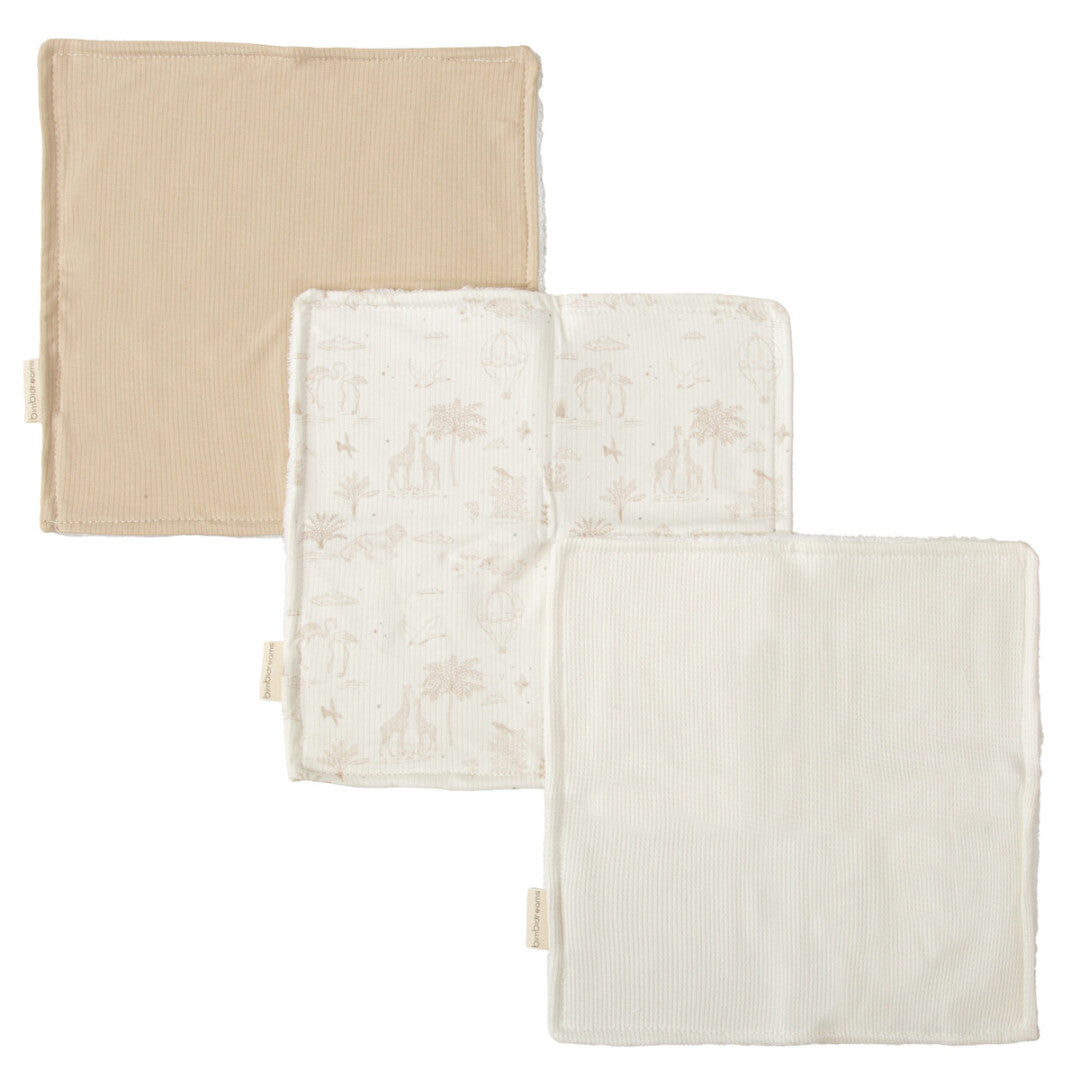 Pack de 3 Toallitas reutilizables Noe - BimbiDreams