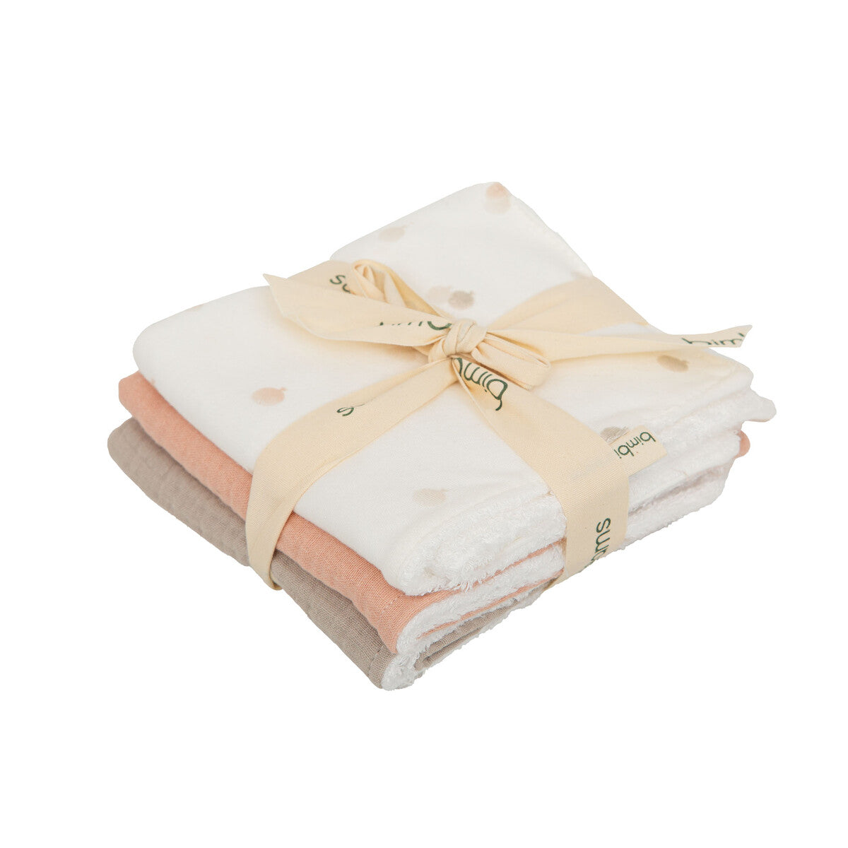 Pack de 3 Toallitas reutilizables Ciel Rosa - BimbiDreams