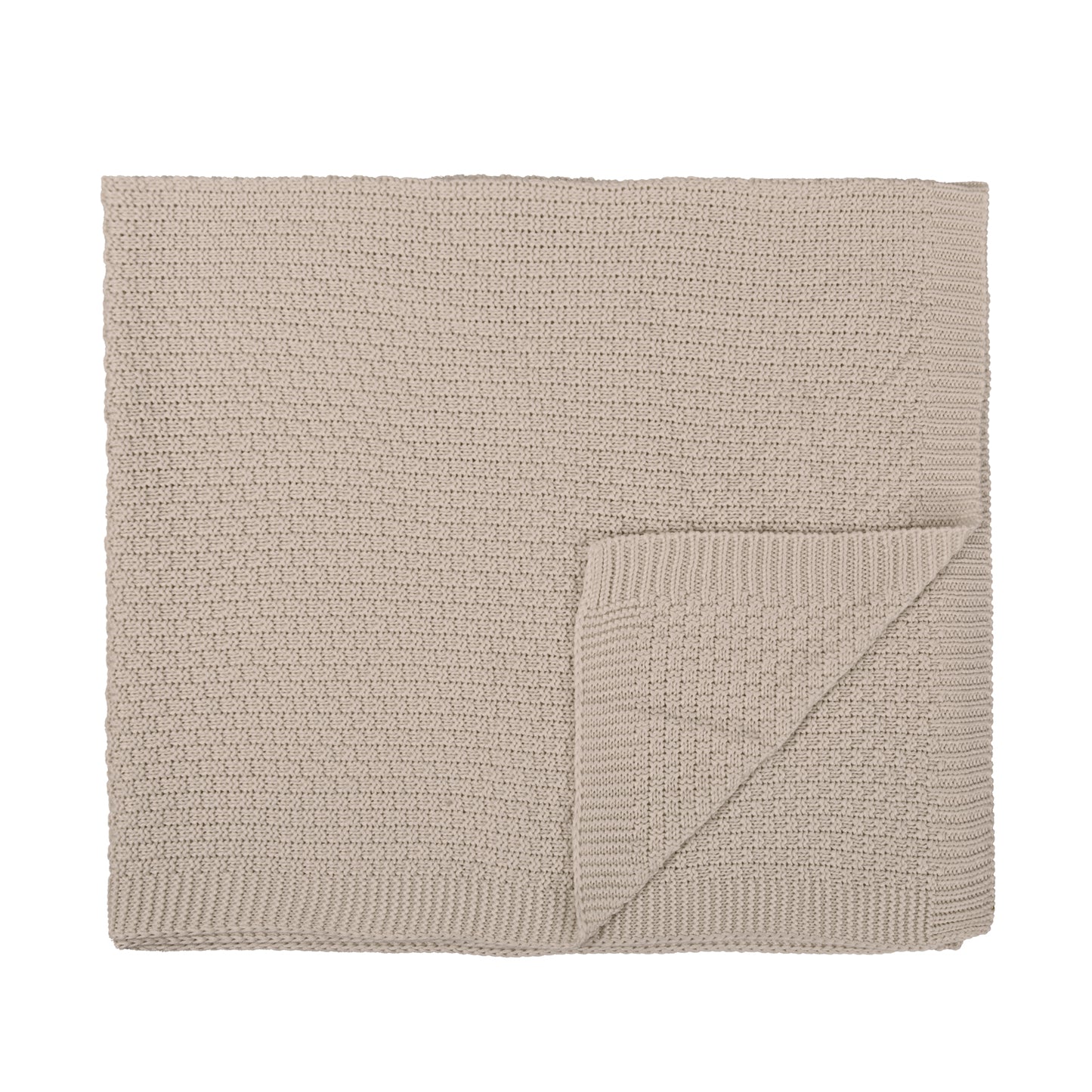 Toquilla de Tricot Bambú 70x90 Gris Beige - Bimbidreams