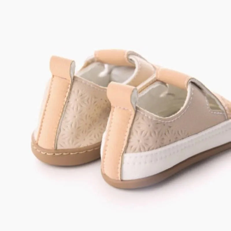 Sandalias Paulitos Troquelados Cream - Baby Lobitos