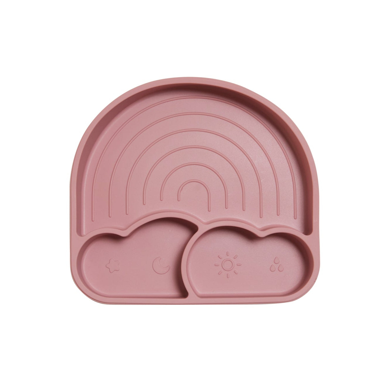 Set vajilla de silicona 5 piezas Rosa - Brunik